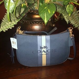 Coach Horse And Carriage Jacquard Sutton Crossbody